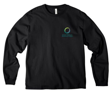 SVRC Logo Merch, a Black Unisex Heavyweight Long Sleeve Tee