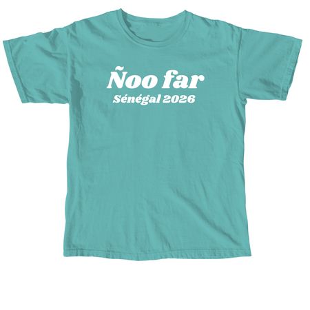 Vive Senegal 2026 (wh), a Seafoam Comfort Colors Unisex Tee
