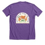 2026 Jefferson County Fair Shirts, a Heather Team Purple Premium Unisex Tee (back-view)