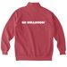 Stanbridge Zip Up Options, a Crimson Comfort Colors Quarter Zip Pullover (back-view)