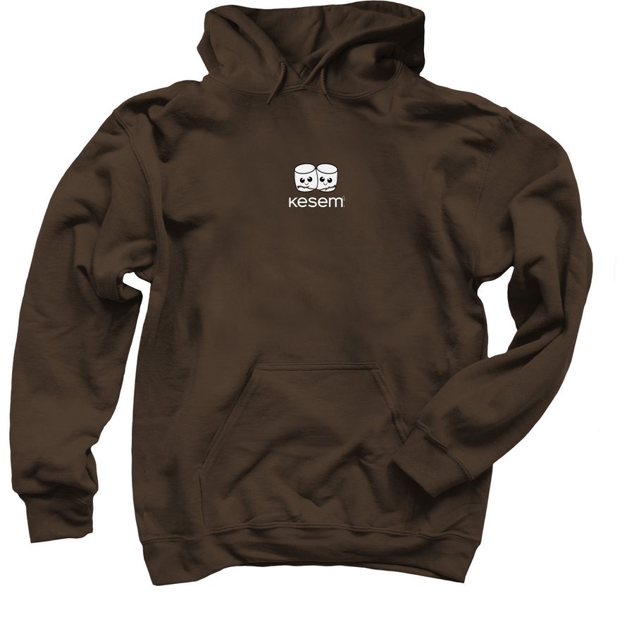 Campfire Marshmallows 2, a Dark Chocolate Pullover Hoodie
