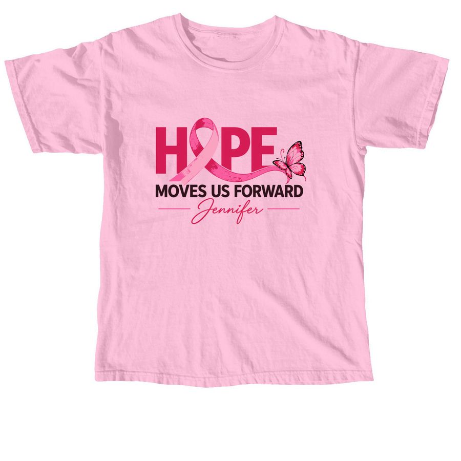 Hope Moves Us Forward, a Blossom Comfort Colors Unisex Tee