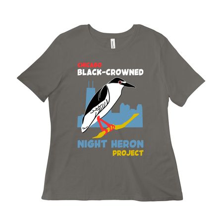 2026 Logo Shirts, a Asphalt Women?s Relaxed Cotton Tee