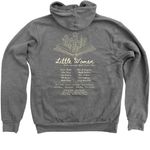 Little Women 2026, a Deep Heather Zip Up Hoodie (back-view)