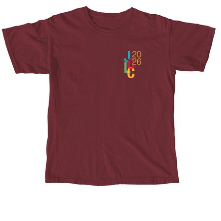 JCLC 2026 T-Shirt, a Brick Comfort Colors Unisex Tee