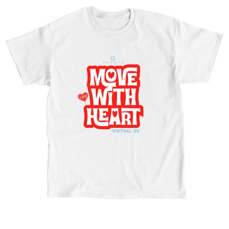 Renata x Project 1 in 100 Move with Heart 5K, a White Classic Unisex Tee