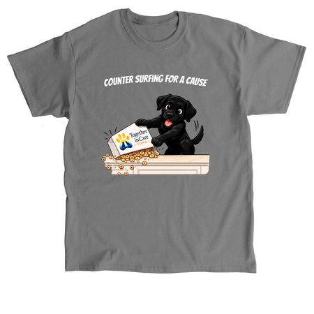 Counter surfing for a cause, a Charcoal Classic Unisex Tee