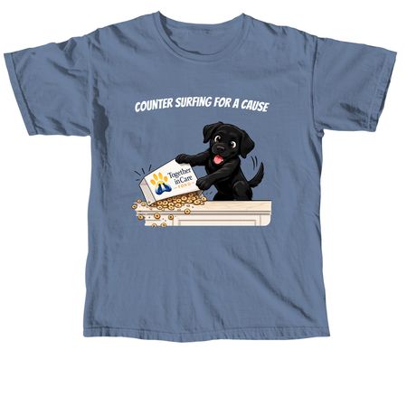 Counter surfing for a cause, a Blue Jean Comfort Colors Unisex Tee