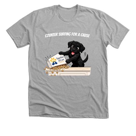 Counter surfing for a cause, a Athletic Heather Premium Unisex Tee