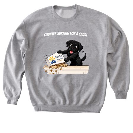 Counter surfing for a cause, a Sport Grey Softstyle Crewneck Sweatshirt