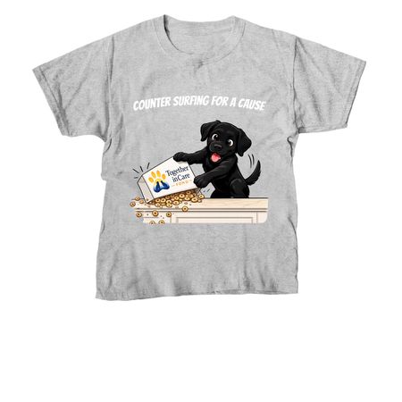 Counter surfing for a cause, a Sport Grey Youth Unisex Tee
