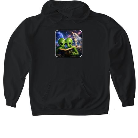 You, me & a cup of tea., a Black Gildan Softstyle Pullover Hoodie