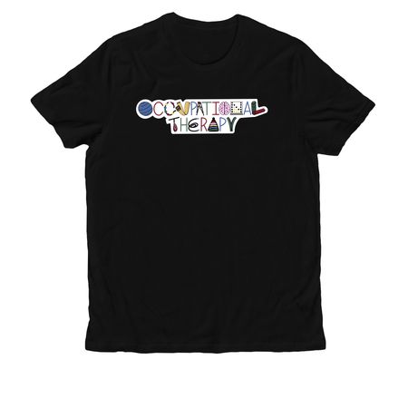 Occupational Therapy, a Deep Black Allmade Organic Cotton Unisex Tee