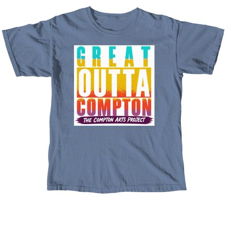 GREAT OUTTA COMPTON BY CAP, a Blue Jean Comfort Colors Unisex Tee