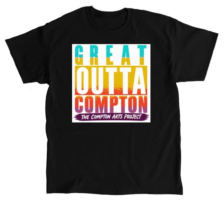 GREAT OUTTA COMPTON BY CAP, a Black Classic Unisex Tee