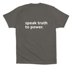 NYC Quakers Spring 2026, a Asphalt Premium Cotton Tee (back-view)