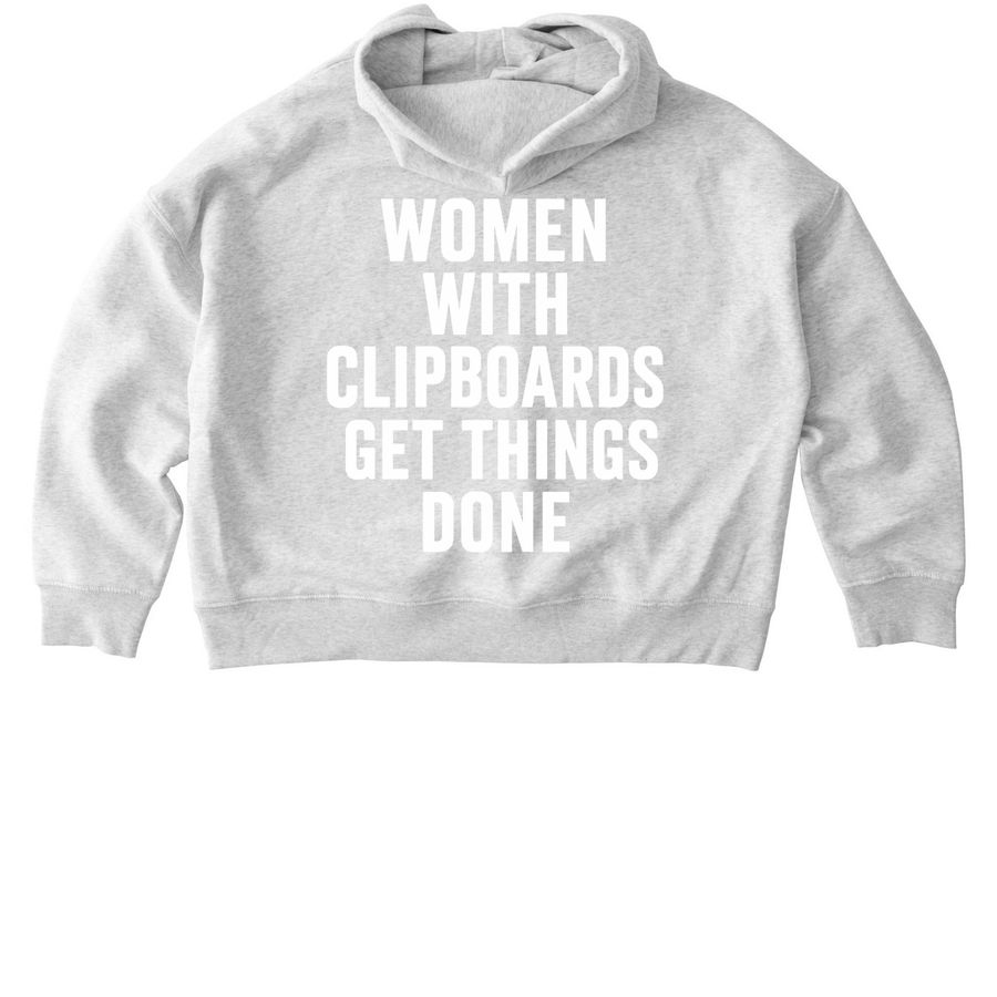 The Clubhouse Collection, a Cool Heather Grey Stanley/Stella Women?s Stella Nora Pullover Hoodie (back-view)