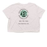 I Have So Many Problems... T-shirt, a Heather Dust Women?s Flowy Cropped Tee (back-view)