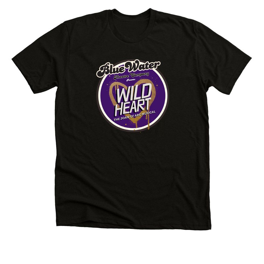 Wild Heart Show Shirts, a Black Heather Premium Unisex Tee