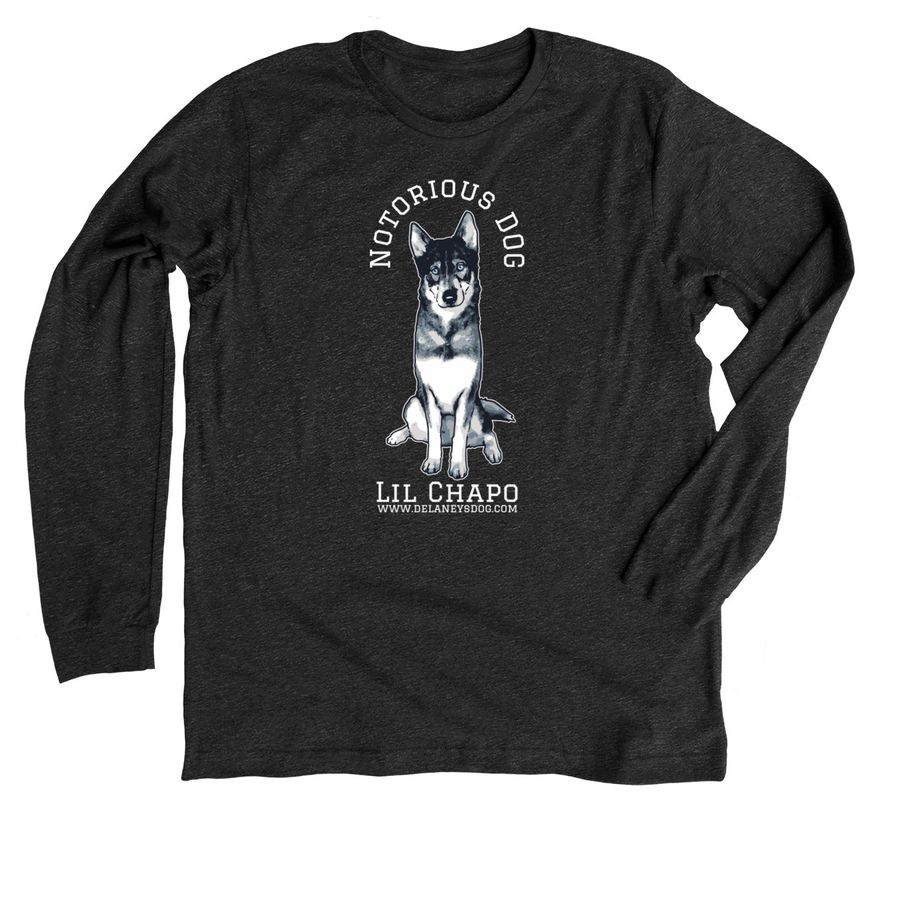 Lil Chapo, a Dark Grey Heather Premium Long Sleeve Tee