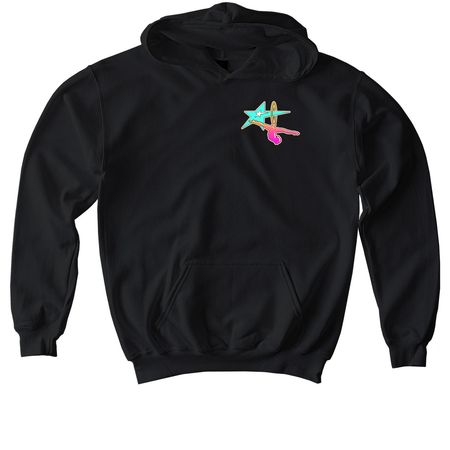 Millennium Collection, a Black Softstyle Youth Pullover Hoodie