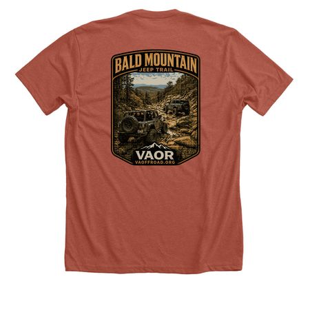 Bald Mountain Jeep/Bronco, a Heather Clay Premium Unisex Tee