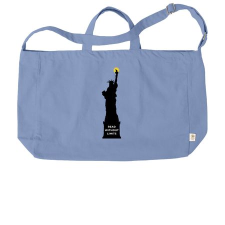 Read Without Limits (Tote), a Elemental Blue Reclaimist G2G Tote Bag