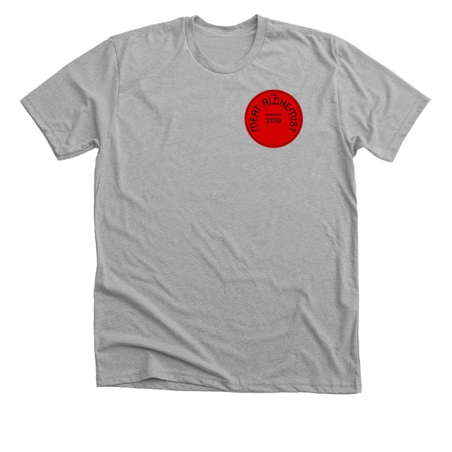 Official Meat Alchemist Merch!, a Athletic Heather Premium Unisex Tee