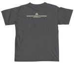 GA Teddy Bear, a Pepper Comfort Colors Unisex Tee (back-view)