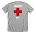 MCG ED w/ Red Cross, a Athletic Heather Premium Unisex Tee (back-view)