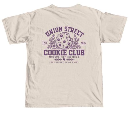 Union Street Bakehouse - Cookie Club, a Ivory Comfort Colors Unisex Tee