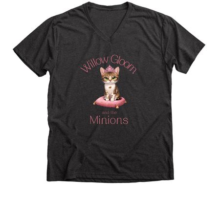 Princess Willow, a Dark Grey Heather Premium V-Neck Tee