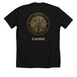 SWTD 6.0 Cadre, a Solid Black Blend Premium Unisex Tee (back-view)