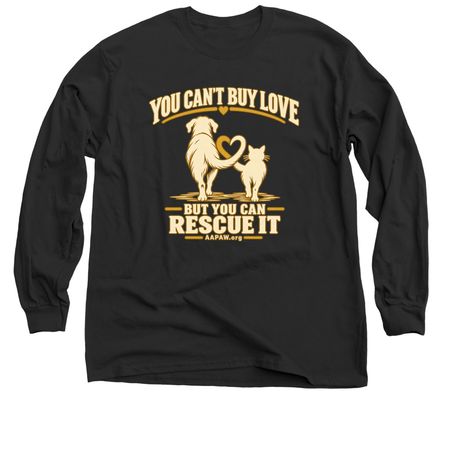 Rescue Love&nbsp;, a Black Classic Long Sleeve Tee