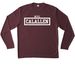 2026 NCYFL, a Maroon Unisex Performance Long Sleeve Tee