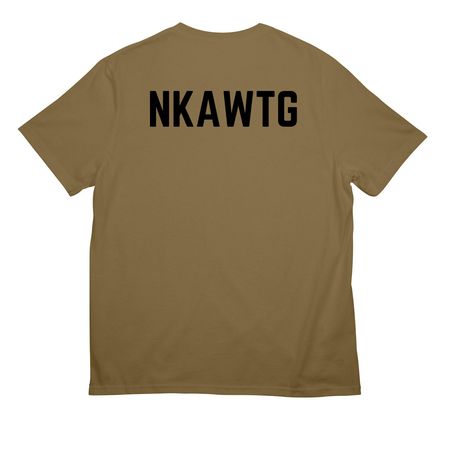 NKAWTG, a Coyote Brown All-American Unisex Tee