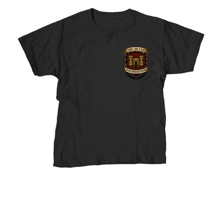 Honoring our Fallen Heroes, a Black Youth Unisex Tee
