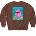 I?m overstimulated!, a Cocoa Softstyle Crewneck Sweatshirt
