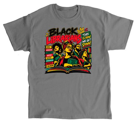 History of Black Librarianship, a Charcoal Classic Unisex Tee