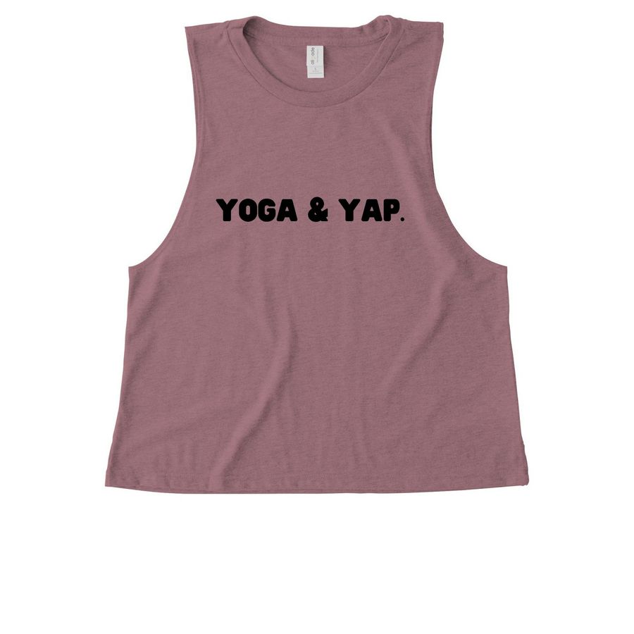 Yoga & Yap, a Vintage Rose Allmade Eco Triblend Women?s Muscle Tank