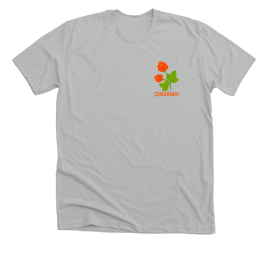 Qinarmiu Salmonberry&nbsp;, a New Silver American Apparel Fine Jersey Cotton Tee
