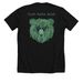 Team Mama Bear, a Solid Black Blend Premium Unisex Tee (back-view)
