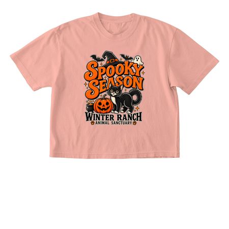 Spooky Season, a Peachy Comfort Colors Boxy Tee