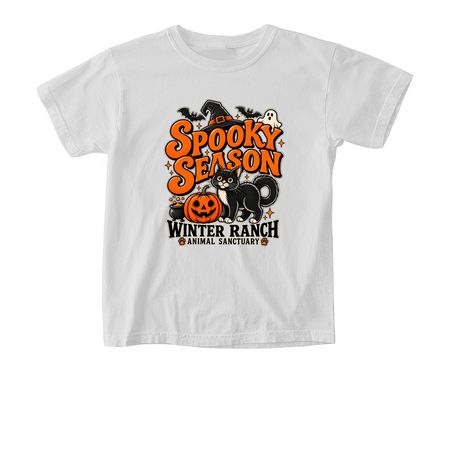 Spooky Season, a White Comfort Colors Youth Tee