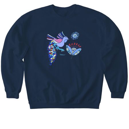 Sydney's Peacock, a Navy Softstyle Crewneck Sweatshirt