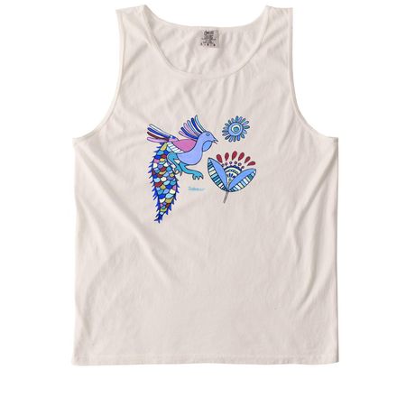 Sydney's Peacock, a Ivory Comfort Colors Tank Top
