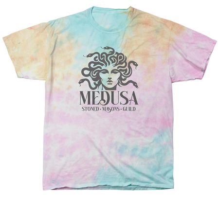 MEDUSA-Stoned Masons, a Snow Cone Classic Tie Dye Tee