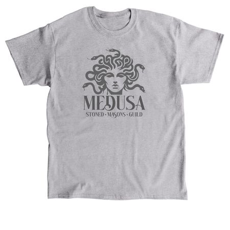 MEDUSA-Stoned Masons, a Sport Grey Classic Unisex Tee