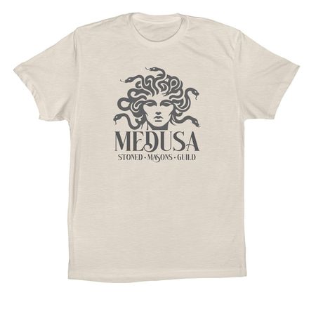 MEDUSA-Stoned Masons, a Dust Premium Cotton Tee