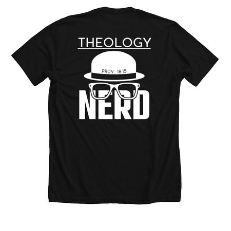 Theology Nerd, a Solid Black Blend Premium Unisex Tee
